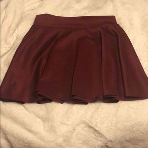 Women’s A Line Skater Skirt—Burgundy
